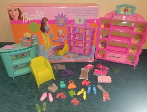 Zdjęcie oferty: Zestaw sklep z butami Mattel 2001 dla Barbie