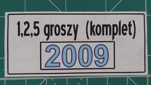 Zdjęcie oferty: #.1, 2, 5, groszy 2009- trzy woreczki*