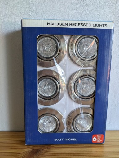 Zdjęcie oferty: Komplet lamp halogenowych x4 z żarówką 6x50W GU10 