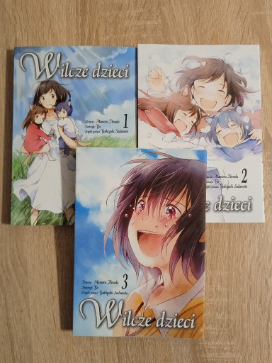 Zdjęcie oferty: Manga Wilcze dzieci - tomy 1-3 (komplet)