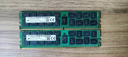 Zdjęcie oferty: Pamięć RAM 16GB DDR4 ECC 2133P Micron 