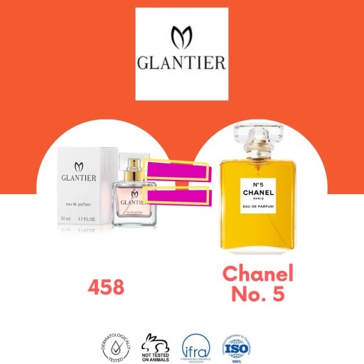 Zdjęcie oferty: GLANTIER 458 Odpowiednik Chanel No.5
