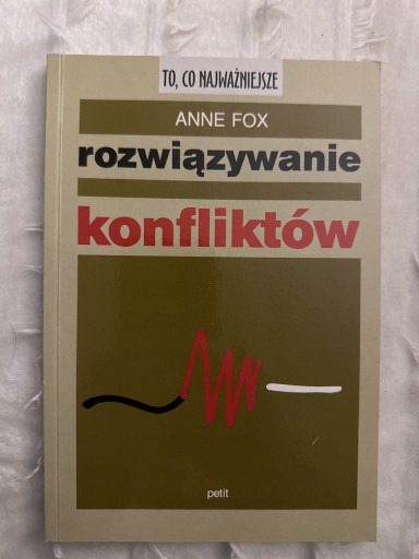 Zdjęcie oferty: Rozwiązywanie konfliktów Anne Fox