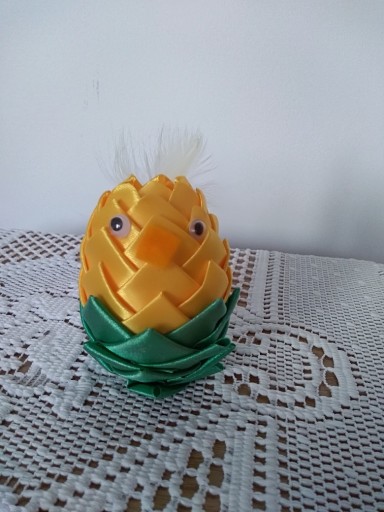 Zdjęcie oferty: Jajko wielkanocne ze wstążki kurczak