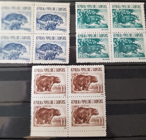 Zdjęcie oferty: Albania(Fauna)**-zestaw     x 4