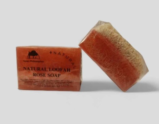 Zdjęcie oferty: Naturalne mydło z gąbką luffa - RÓŻA