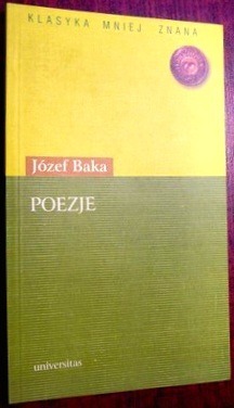 Zdjęcie oferty: Józef Baka, Poezje