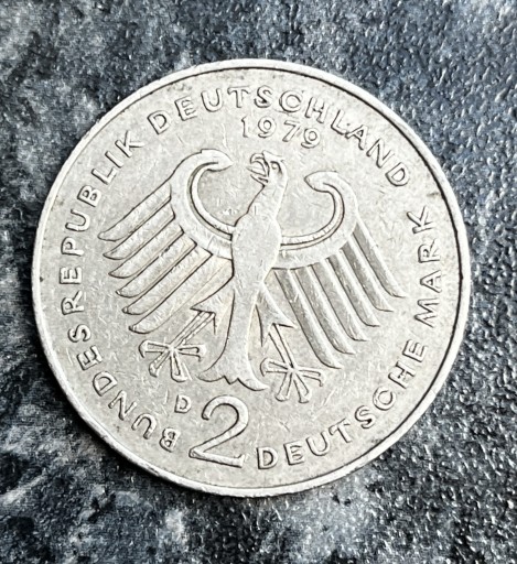 Zdjęcie oferty: Niemcy RFN 2 marki, 1979 D - Monachium