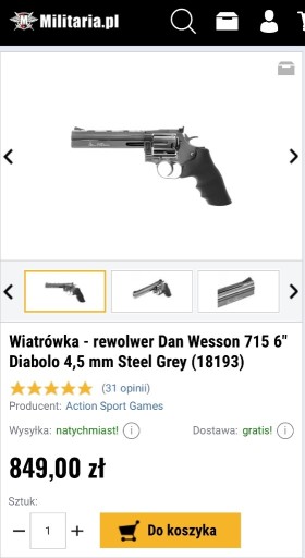 Zdjęcie oferty: Zestaw Rewolwerów Dan Wesson 6 i 4 715