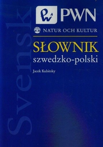 Zdjęcie oferty: Kubitsky, Słownik szwedzko-polski