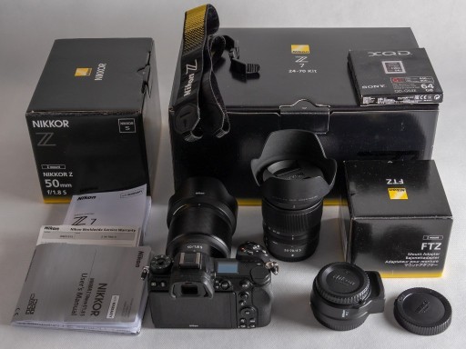 Zdjęcie oferty: Nikon Z7 z obiektywami - komplet
