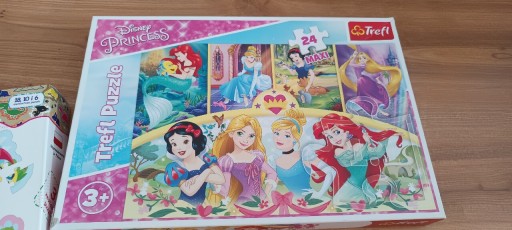Zdjęcie oferty: Puzzle Księżniczki Disneya Maxi 24 elementy jak nowe