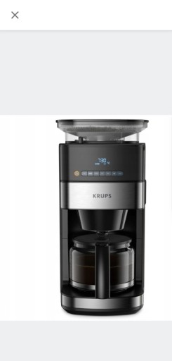 Zdjęcie oferty: Ekspres przelewowy Krups z wbudowanym młynkiem KM832810 1,25 l czarny