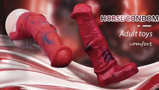 Zdjęcie oferty: C Horse Koń Dildo Extender rękaw przedłużka Penisa