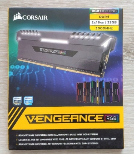 Zdjęcie oferty: CORSAIR Vengeance RGB - DDR4 - 32GB - gwarancja