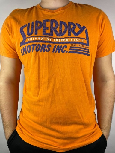 Zdjęcie oferty: Koszulka Superdry pomarańczowa XL