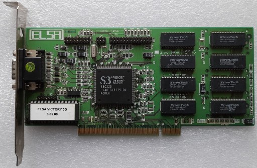 Zdjęcie oferty: ELSA VICTORY 3D 4 MB PCI