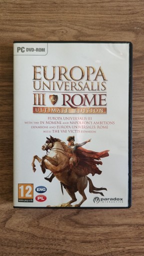 Zdjęcie oferty: Europa Universalis III Rome Ultimate Edition PL 
