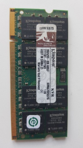 Zdjęcie oferty: PAMIĘĆ RAM 1 GB kingston kvr667d2s5/1g