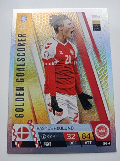 Zdjęcie oferty: Match Attax Euro 2024 Golden Goalscorer Hojlund 