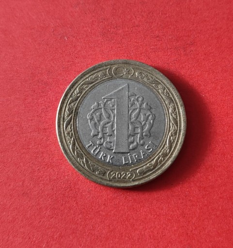 Zdjęcie oferty: Moneta 1 lira 2022, Turcja