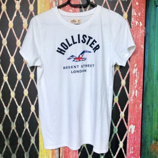Zdjęcie oferty: Biała koszulka T-shirt Hollister [M]