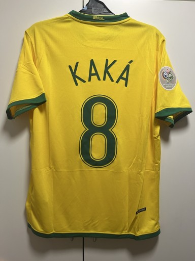 Zdjęcie oferty: KOSZULKA PIŁKARSKA KAKA 8 BRAZYLIA RETRO 2006 MISTRZOSTWA ŚWIATA M L XL