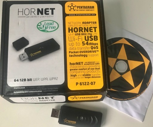 Zdjęcie oferty: Karta sieciowa WIFI na USB Pentagram Hornet