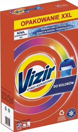 Zdjęcie oferty: Vizir Color Proszek do Prania 3,3 kg, 60 prań