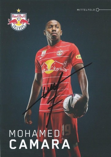 Zdjęcie oferty: Mohamed CAMARA oryginalny autograf! AS MONACO