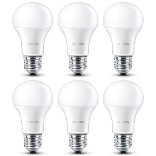 Zdjęcie oferty: 6x ŻARÓWKA LED PHILIPS E27 6W ŚCIEMNIALNA