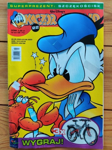 Zdjęcie oferty: Komiks Kaczor Donald nr 22 2003 r.