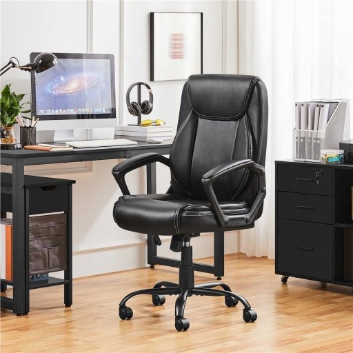 Zdjęcie oferty: Yaheetech Krzesło biurowe ergonomiczne do 136 kg