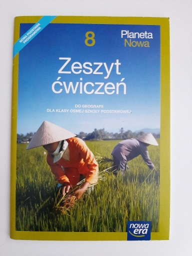 Zdjęcie oferty: zeszyt ćwiczeń do geografii KLASA 8 2018 