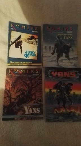 Zdjęcie oferty: 4 komiksy  yans,  funky koval