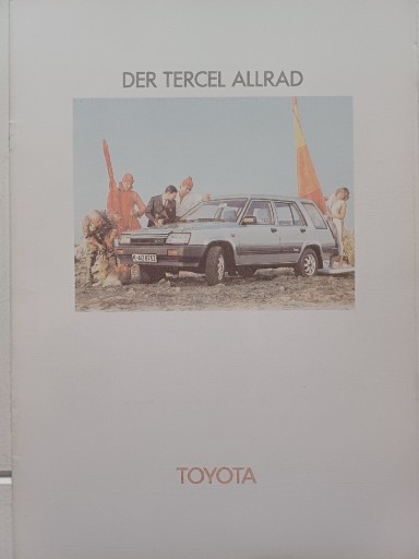 Zdjęcie oferty: Prospekt Toyota Tercel Allrad 1983 r. UNIKAT