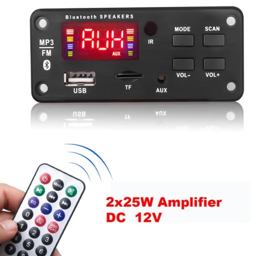 Zdjęcie oferty: Panel MP3 z bluetooth TF/USB/FM radio 2x25W