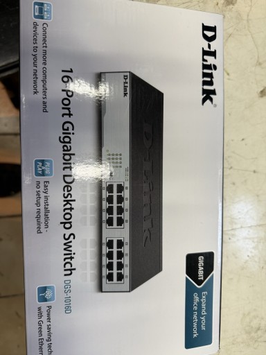 Zdjęcie oferty: Switch LAN ethernet D-Link DGS-1016D nowy