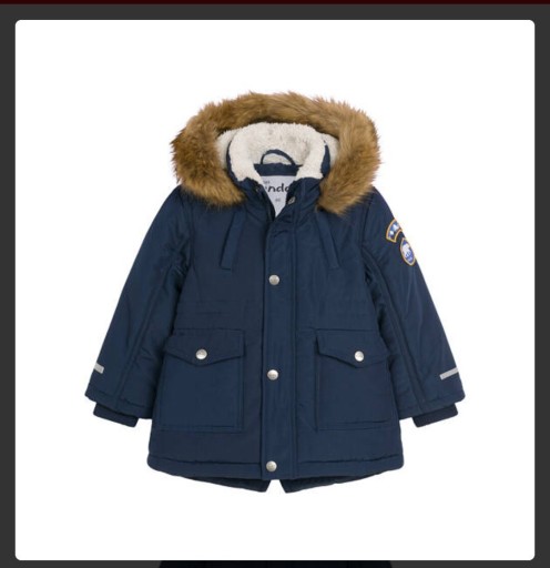 Zdjęcie oferty: Ciepła zimowa kurtka chłopięca Endo r. 134