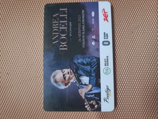 Zdjęcie oferty: Bilet na koncert Andrea Bocellego 26.08.2023