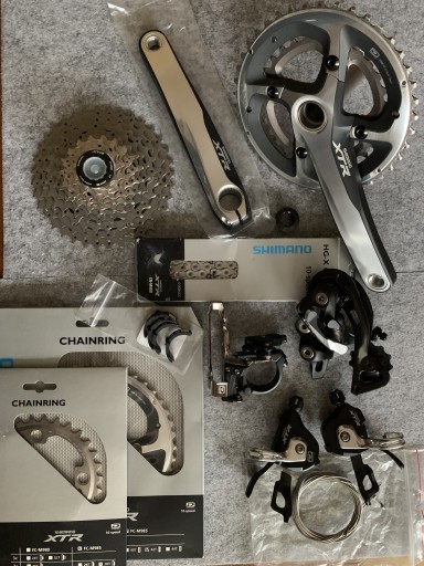 Zdjęcie oferty: Grupa shimano Xtr m980 korba,kaseta,10 rzędowa 