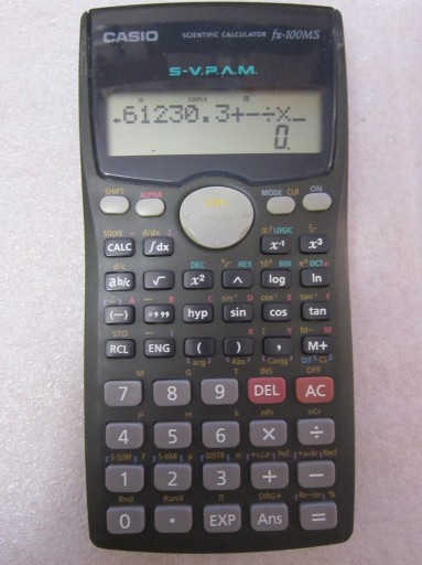 Zdjęcie oferty: Kalkulator naukowy szkolny Casio fx-100MS