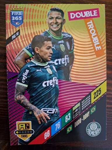 Zdjęcie oferty: Panini Fifa 365 2024,PAL14, Dudu/Rony, Double Trou