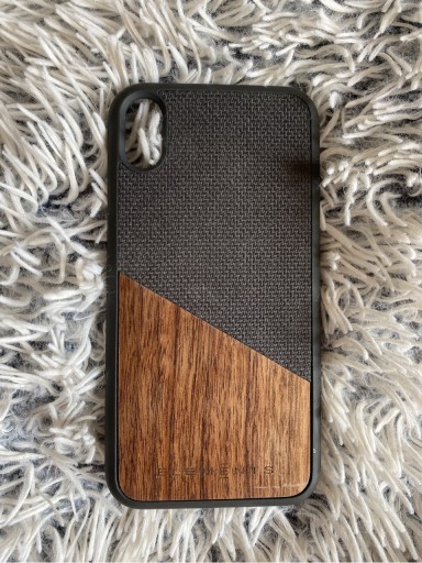 Zdjęcie oferty: etui iphone xr elementy hel case drewniany