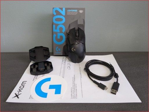 Zdjęcie oferty: MYSZKA BEZPRZEWODOWA LOGITECH G502 LIGHTSPEED HERO POWERPLAY AKCESORIA BOX