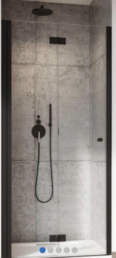 Zdjęcie oferty: Radaway drzwi prysznicowe 90cm lewe czarne ł