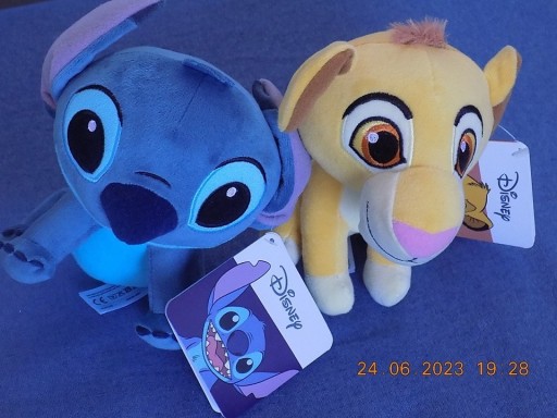 Zdjęcie oferty: Maskotki Disney z Lidla 2 szt, Simba, Stitch