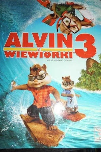 Zdjęcie oferty: Alvin i wiewiórki 3 DVD + książka
