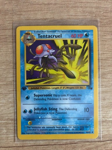 Zdjęcie oferty: Karta Pokemon Tentacruel 44/62 1 edition fossil