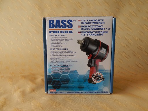 Zdjęcie oferty: Kompozytowy klucz udarowy 1/2" BASS 1220 Nm